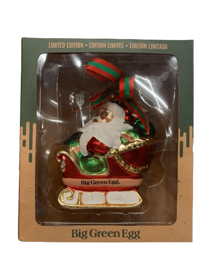 Big Green Egg BGE Christmas Santa's Sleigh Ornament 127617 127617 Accessory Merchandise 665719127617