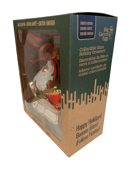 Big Green Egg BGE Christmas Santa's Sleigh Ornament 127617 127617 Accessory Merchandise 665719127617