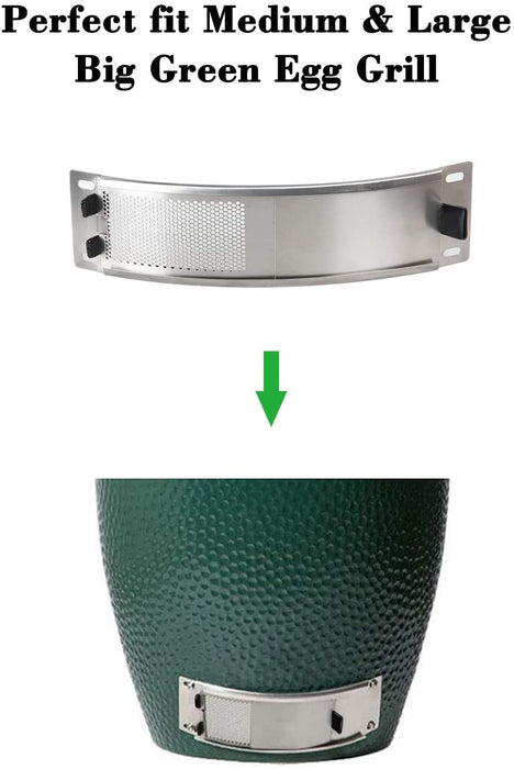 Big Green Egg BGE Draft Door Replacement Kit 2XL-XL for EGG's 2019 or older 122889 122889 Part Cooking Grate, Grid & Grill