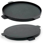 Big Green Egg 117656 Dual Sided Iron Plancha Griddle 14