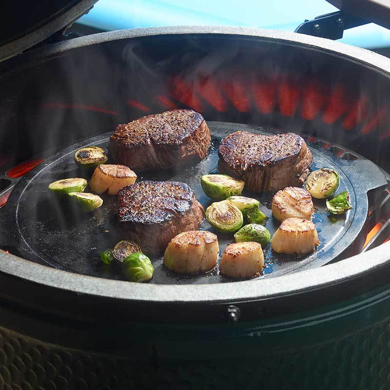 Big Green Egg Big Green Egg 117656 Dual Sided Iron Plancha Griddle 14" 117656 Accessory Griddle 665719117656
