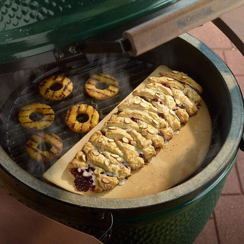 Big Green Egg Big Green Egg 121035 - Half Moon Ceramic Stone (LG) 121035 Bakeware Accessories