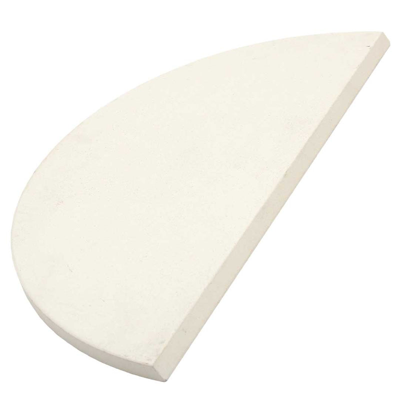 Big Green Egg Big Green Egg 121820 - Half Moon Baking Stone (XL) 121820 Cookware & Bakeware