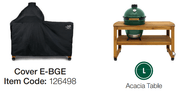 Big Green Egg Big Green Egg 126498 Universal-Fit EGG Cover E (Large EGG Acacia Table) 126498 Accessory Cover Charcoal & Smoker