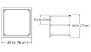 Big Green Egg Big Green Egg-Expansion Frame 120236 Accessory Cart & Table 665719120236