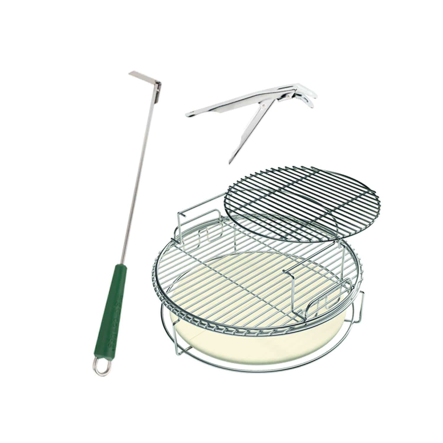 Big Green Egg Big Green Egg Large EGG Ultimate Nest Kit 389760 Charcoal / Green 389760 Freestanding Kamado Grill 628250389760