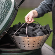 Big Green Egg Big Green Egg Stainless Steel Fire Bowl Large 122674 Accessory Charcoal 665719122674