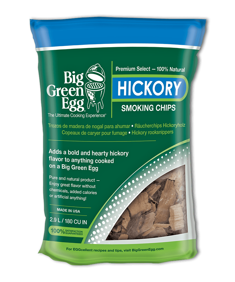 Big Green Egg Big Green Egg Wood Smoking Chips - Hickory 113986 Accessory Smoker Wood Chip & Chunk