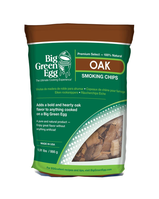 Big Green Egg Big Green Egg Wood Smoking Chips - Oak 127372 Accessory Smoker Wood Chip & Chunk