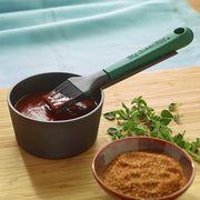 Big Green Egg Green Egg 117663 - Cast Iron Sauce Pot with Basting Brush 117663 Accessory Food Prep Tool