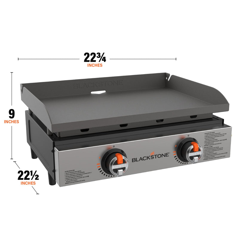 Blackstone Blackstone 22'' Original Series Omnivore Table Top Griddle 2203BS Countertop Gas Griddle