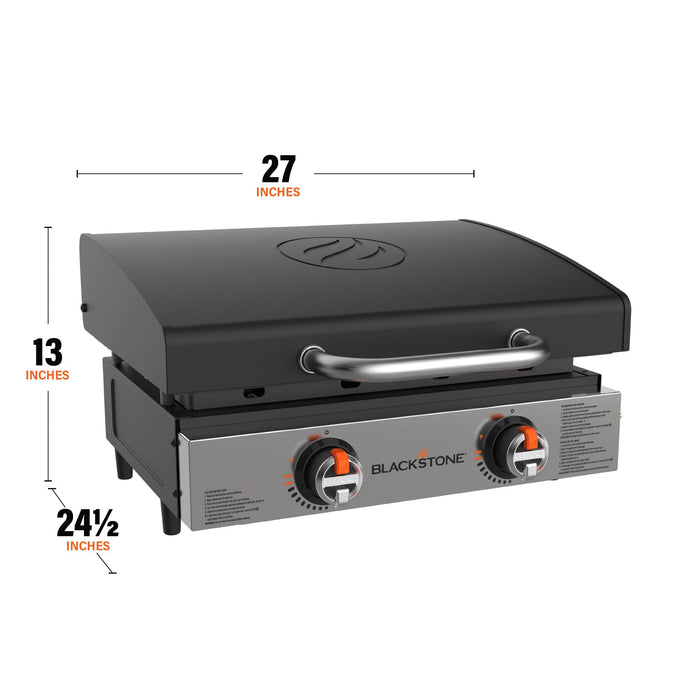 Blackstone Blackstone 22'' Original Series Omnivore Table Top Griddle with Hood 2205BS Countertop Gas Griddle