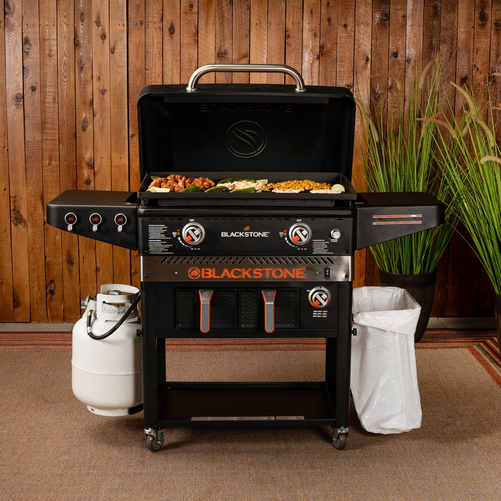 Blackstone 28" Griddle Cooking Station with Air Fryer and Warming Draw