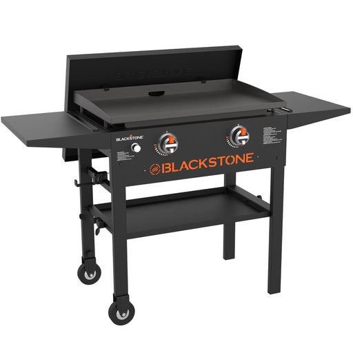 Blackstone 28 in. 2-Burner Propane Gas Griddle (Flat Top Grill) Station in  Black with Hard Cover 1924 - The Home Depot