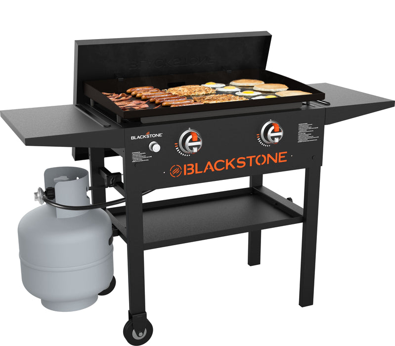 Blackstone Blackstone 28" Griddle Cooking Station	with Hard Cover 1924 Black / Propane 1924BS Freestanding Gas Griddle 717604019245
