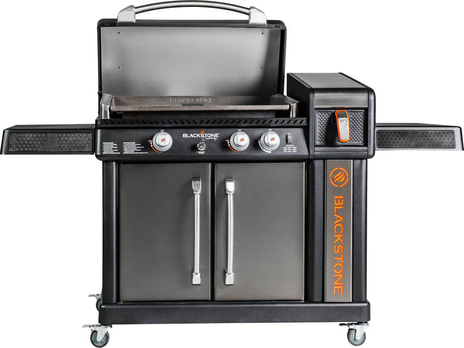 Blackstone Blackstone Culinary Pro 28” Cabinet Griddle with Air Fryer Drawer 1916 Black / Propane 1916BS Freestanding Gas Griddle 717604019160