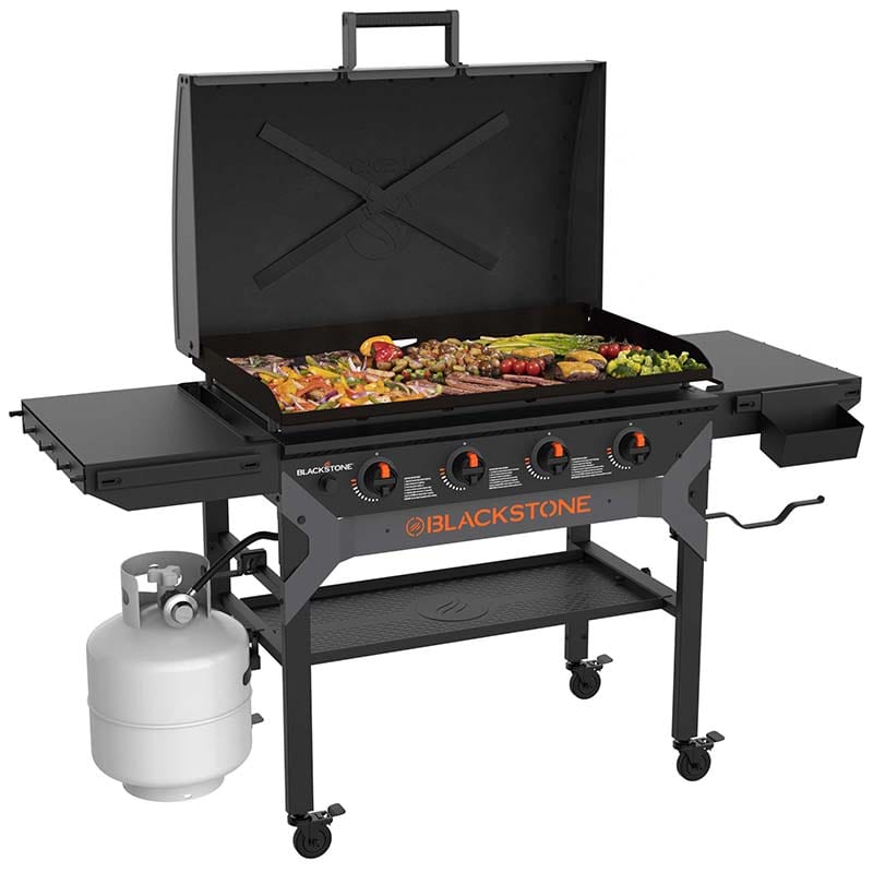 Blackstone Blackstone Iron Forged 36" Griddle Cooking Station (w/Hood and Omnivore Top) 2310BS