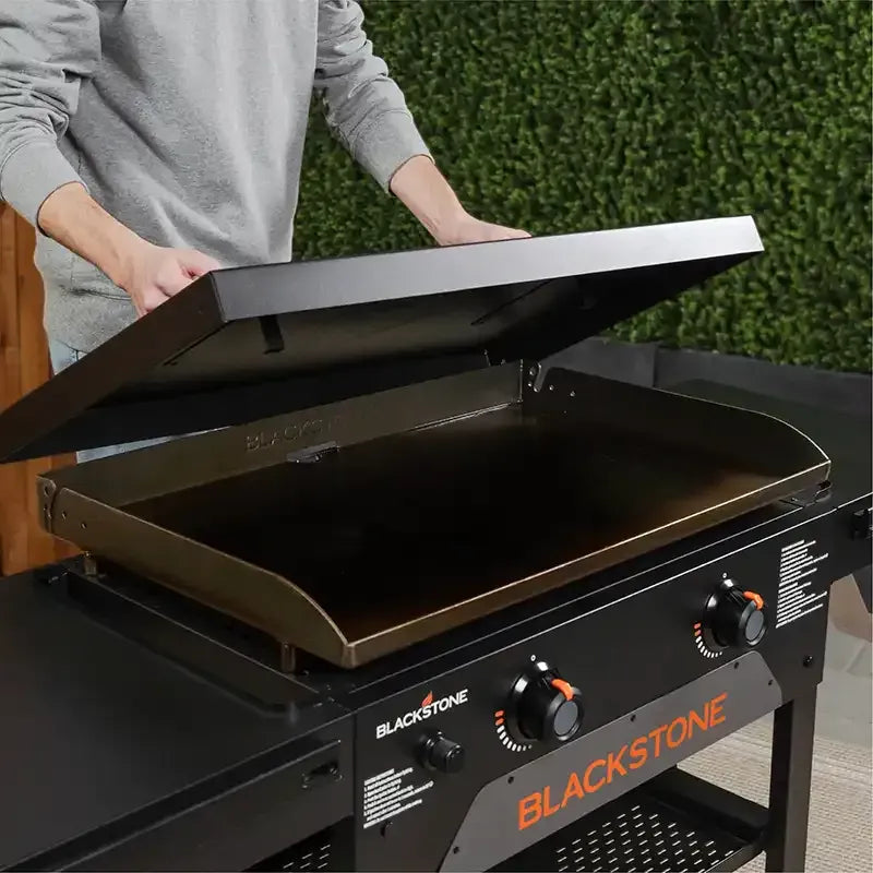 Blackstone Blackstone Original 28″ Omnivore Griddle with Hard Cover Propane / Black 2207BS Freestanding Gas Griddle 717604022078