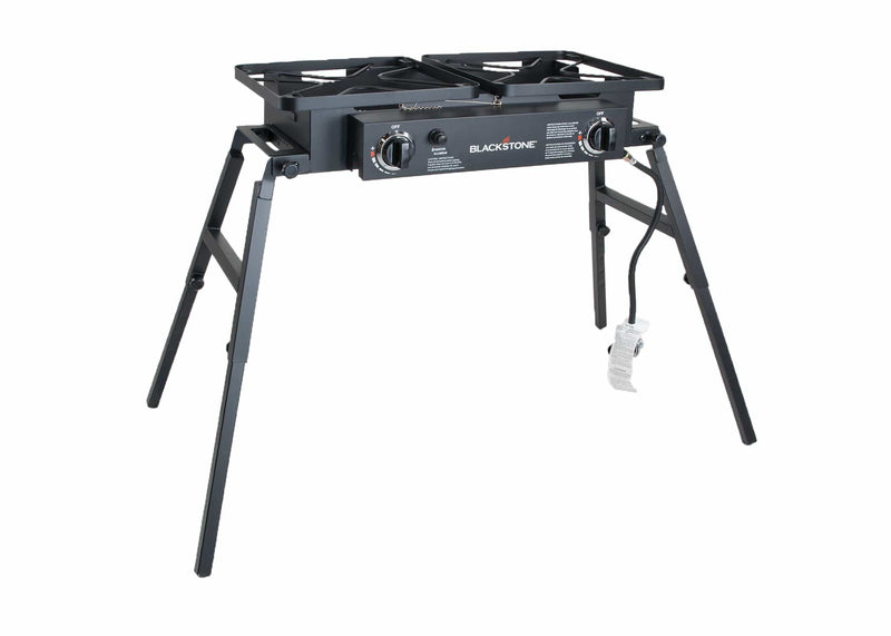 Blackstone Blackstone Tailgater Combo (Griddle + Grill) 1555 Black / Propane 1555BS Freestanding Gas Griddle
