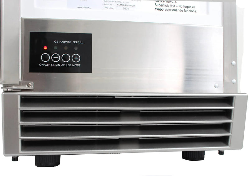 Blaze Blaze 15" 50 lb. Outdoor Ice Maker BLZ-ICEMKR-50GR Outdoor Kitchen Refrigeration 818718011184