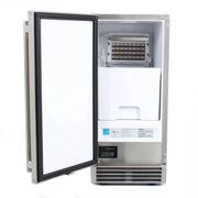 Blaze Blaze 15" 50 lb. Outdoor Ice Maker BLZ-ICEMKR-50GR Outdoor Kitchen Refrigeration 818718011184