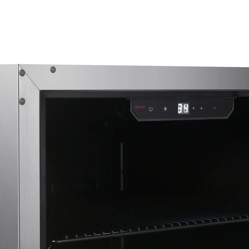Blaze Blaze 20" Glass Front Outdoor Beverage Cooler – 4.5 Cu. Ft. BLZ-GDBEV20-4.5 Outdoor Kitchen Refrigeration 818718014529
