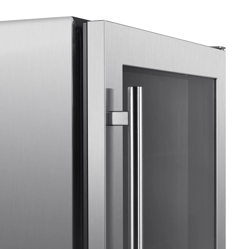 Blaze Blaze 20" Glass Front Outdoor Beverage Cooler – 4.5 Cu. Ft. BLZ-GDBEV20-4.5 Outdoor Kitchen Refrigeration 818718014529