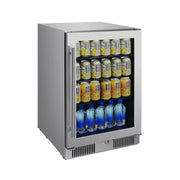 Blaze Blaze 20" Glass Front Outdoor Beverage Cooler – 4.5 Cu. Ft. BLZ-GDBEV20-4.5 Outdoor Kitchen Refrigeration 818718014529