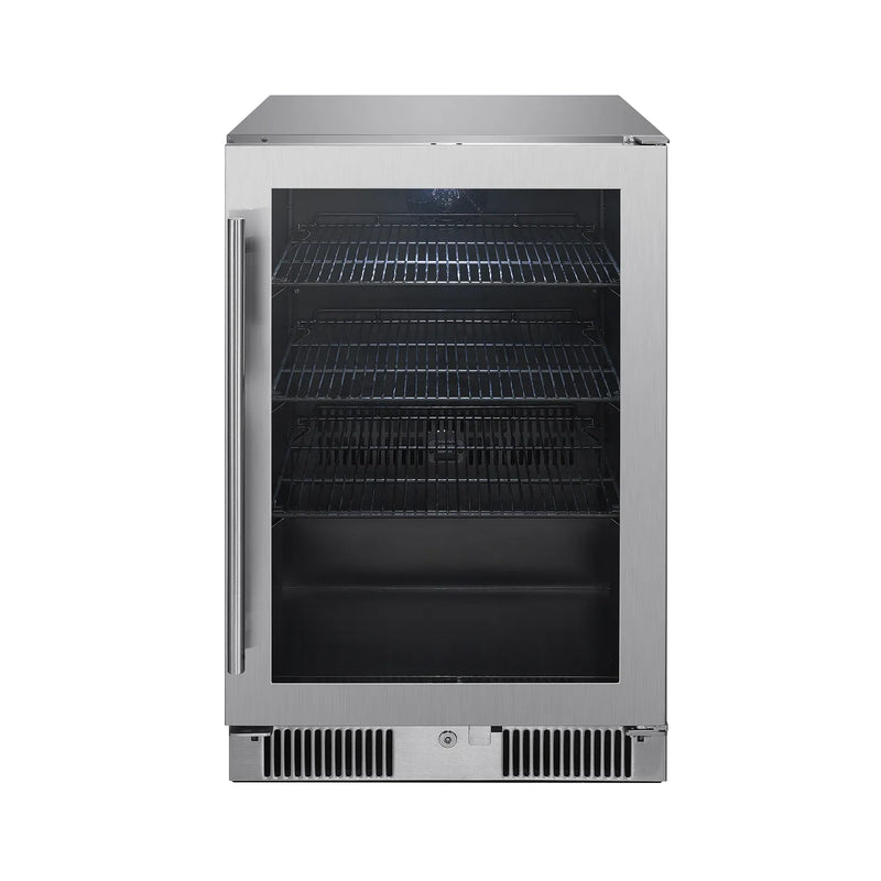 Blaze Blaze 20" Glass Front Outdoor Beverage Cooler – 4.5 Cu. Ft. BLZ-GDBEV20-4.5 Outdoor Kitchen Refrigeration 818718014529