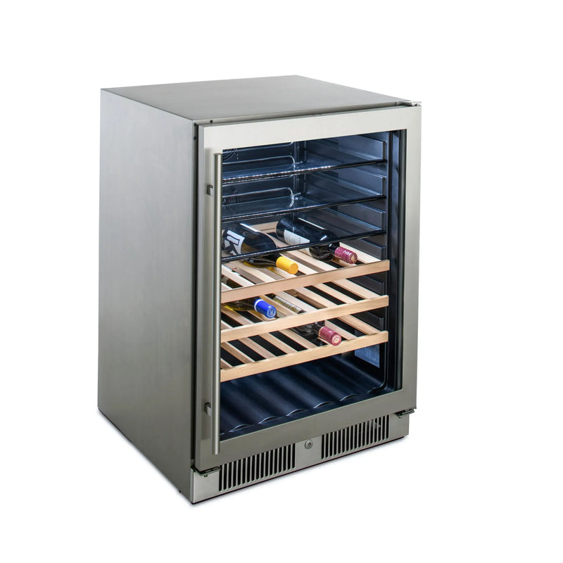 Blaze Blaze 24" Glass Front Outdoor Beverage Cooler BLZ-GDBEV-5.5 Outdoor Kitchen Refrigeration 818718013522