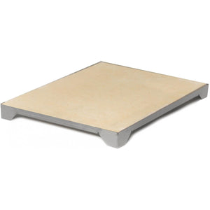 Blaze Ceramic Pizza Stone with Stainless Steel Tray for Gas Grills