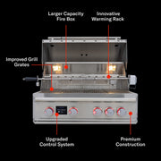 Blaze Blaze LTE PRO 4-Burner Gas Grill Built-in Gas Grill