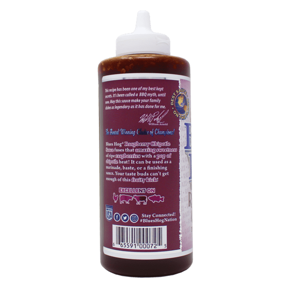 Blues Hog Blues Hog BBQ Sauce Raspberry Chipotle Squeeze Bottle (25oz) 70510 Sauce & Rub