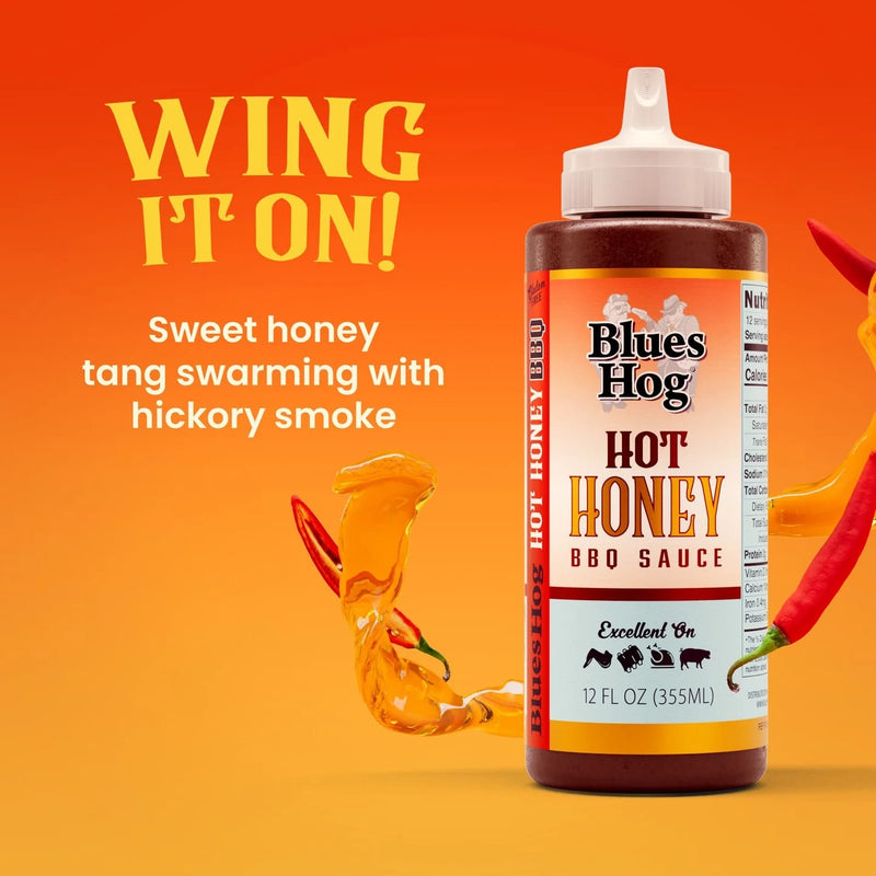 Blues Hog Blues Hog Hot Honey BBQ Sauce (12oz) 50110 Sauce & Rub 665591002095