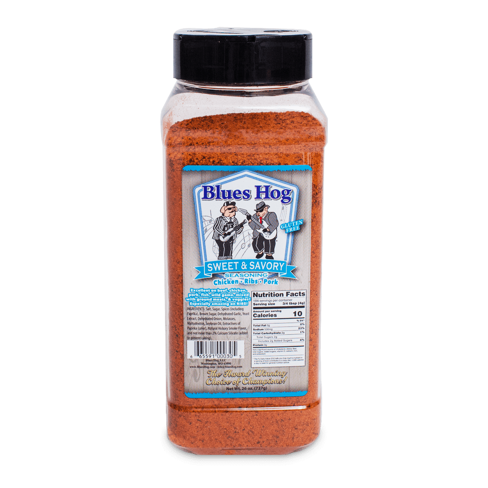 Blues Hog Rub Seasoning Sweet Savory 26oz BBQing