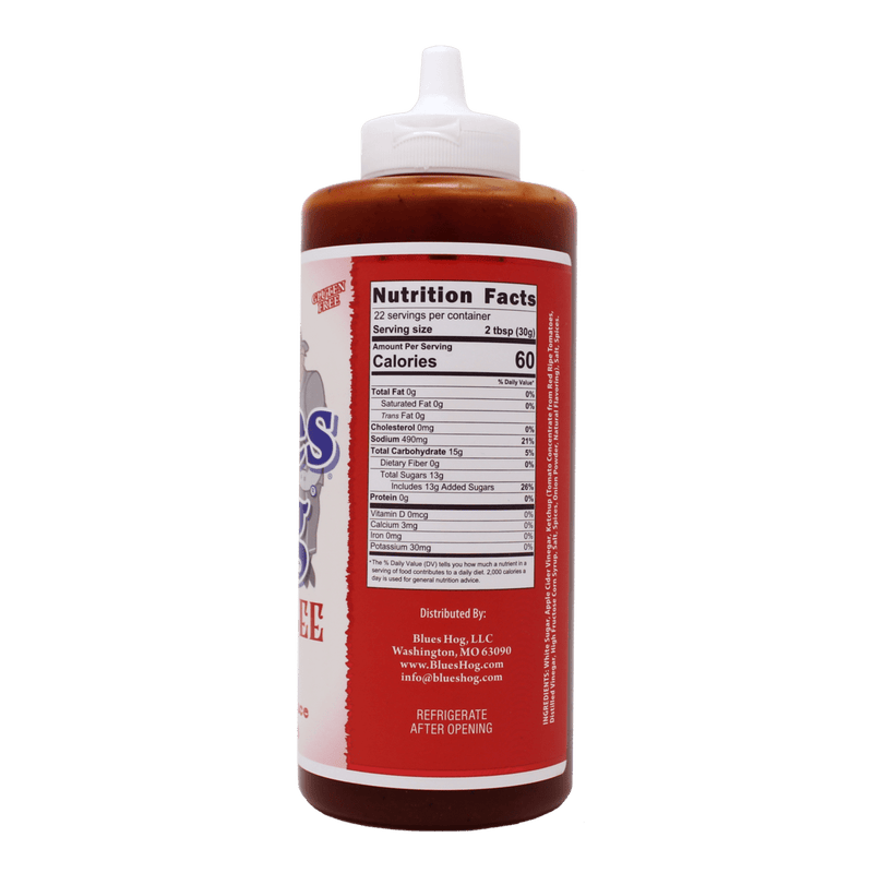 Blues Hog Blues Hog Tennesee Red BBQ Sauce Squeeze Bottle (24oz) 70210 Sauce & Rub