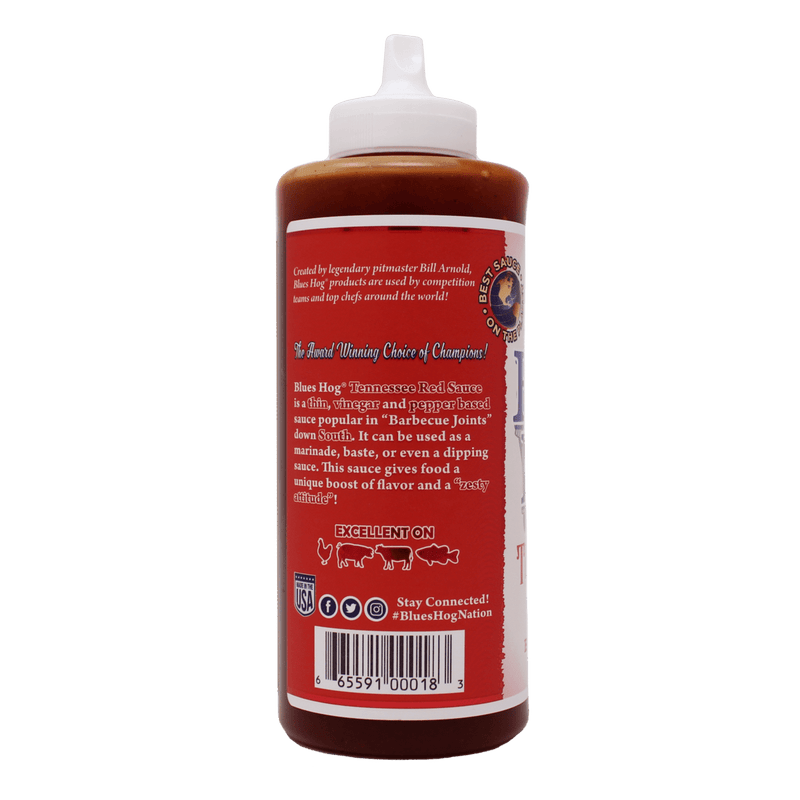 Blues Hog Blues Hog Tennesee Red BBQ Sauce Squeeze Bottle (24oz) 70210 Sauce & Rub