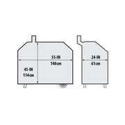 Broil King Broil King 67065 Premium BBQ Cover 55-Inch fits Select REGAL Charcoal and Pellet Series 67065 Accessory Cover BBQ 060162670657