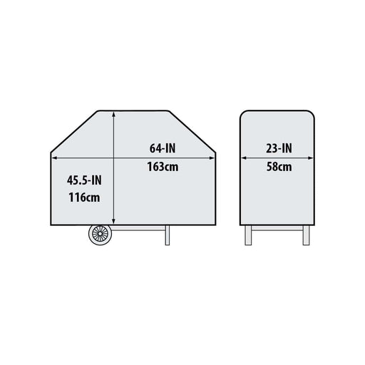 Broil King Broil King 68488 Premium BBQ Cover 64-Inch fits Selected BARON, SIGNET, SOVEREIGN and CROWN Series 68488 Accessory Cover BBQ 060162684883
