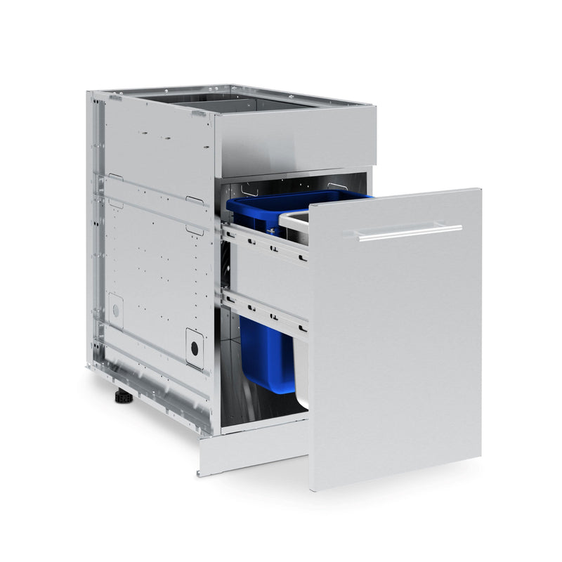 Broil King Broil King 802800 Waste Organizer Cabinet, Stainless Steel 802800 Outdoor Kitchen Door, Drawer & Cabinet 062703107776