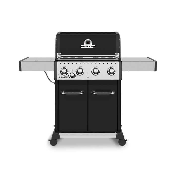 Broil King Broil King BARON 440 PRO BBQ with Side Burner Propane / Black 875224 Freestanding Gas Grill 062703752242