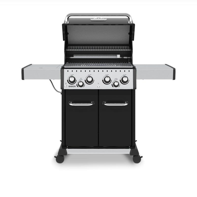 Broil King Broil King BARON 490 PRO BBQ with Side Burner, Rear Rotisserie Burner & Rotisserie Kit Freestanding Gas Grill