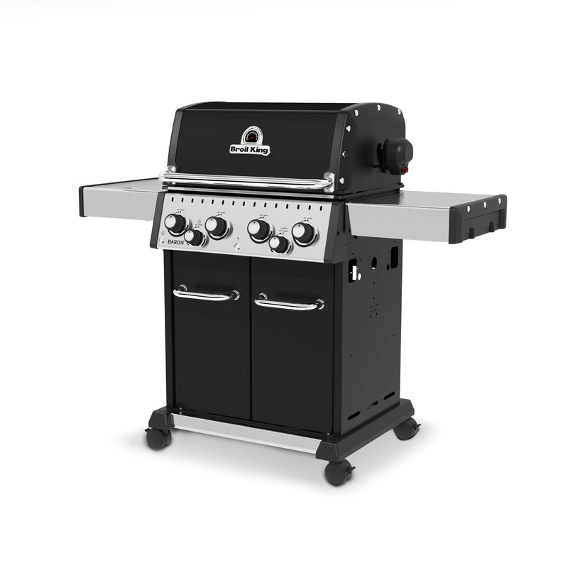 Broil King Broil King BARON 490 PRO BBQ with Side Burner, Rear Rotisserie Burner & Rotisserie Kit Freestanding Gas Grill