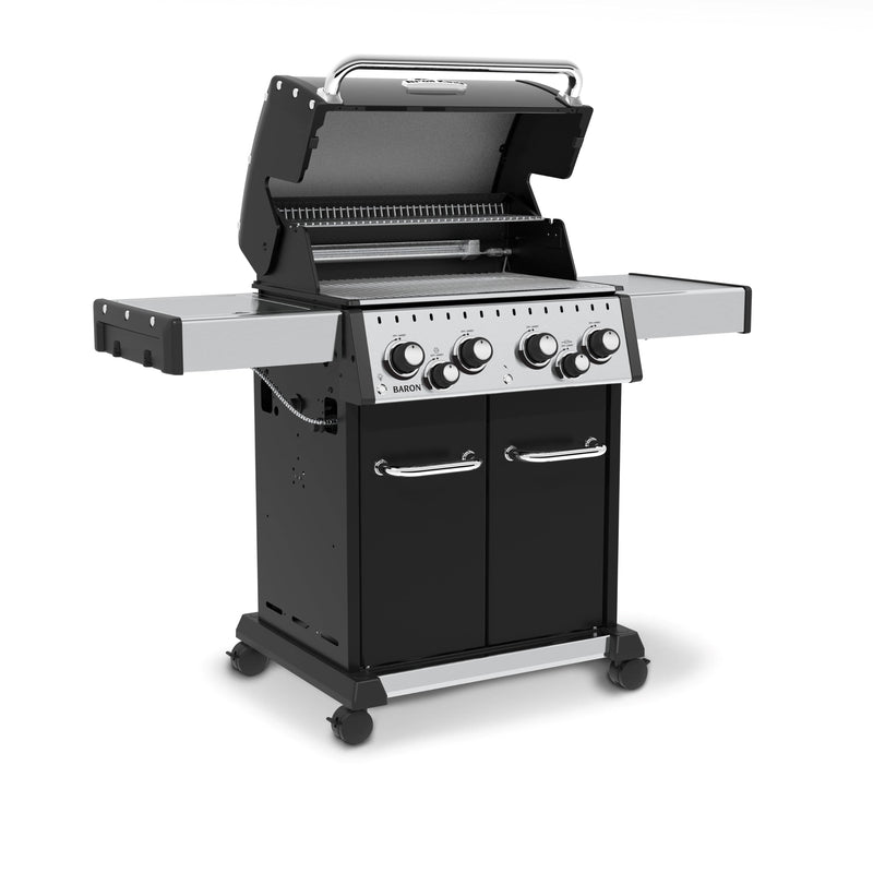 Broil King Broil King BARON 490 PRO BBQ with Side Burner, Rear Rotisserie Burner & Rotisserie Kit Freestanding Gas Grill