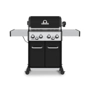 Broil King Broil King BARON 490 PRO BBQ with Side Burner, Rear Rotisserie Burner & Rotisserie Kit Propane / Black 875244 Freestanding Gas Grill 062703752440