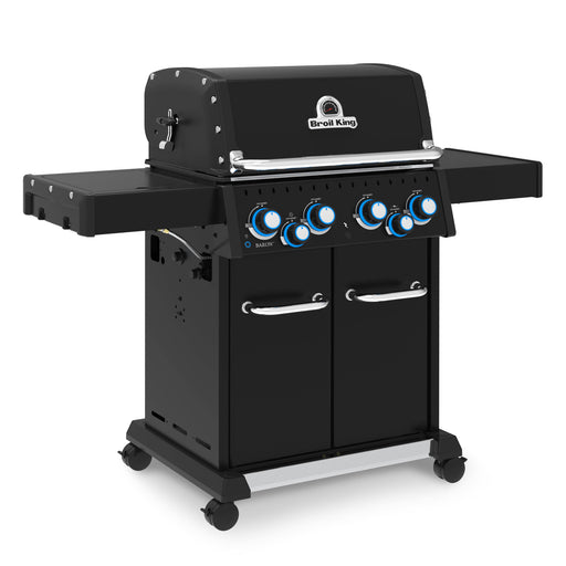 Broil King Broil King Baron 490 PRO Shadow 4-Burner Gas Grill with Rotisserie and Side Burner Freestanding Gas Grill