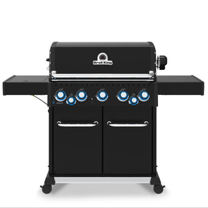 Broil King Baron 590 PRO Shadow 5-Burner Gas Grill with Rotisserie and Side Burner