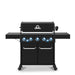 Broil King Broil King Baron 590 PRO Shadow 5-Burner Gas Grill with Rotisserie and Side Burner Freestanding Gas Grill