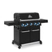 Broil King Broil King Baron 590 PRO Shadow 5-Burner Gas Grill with Rotisserie and Side Burner Freestanding Gas Grill