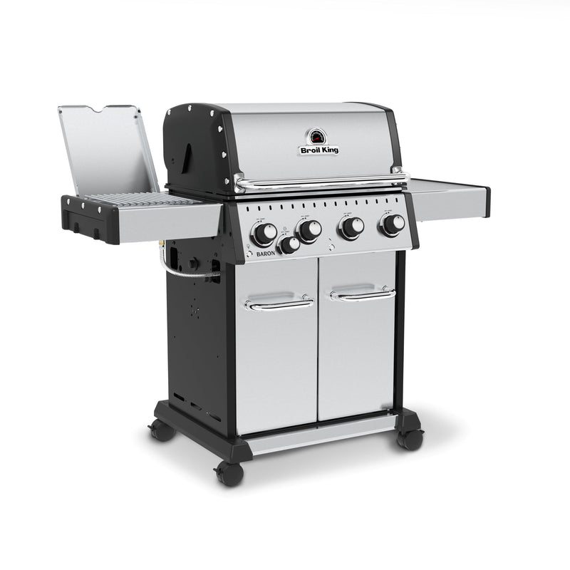Broil King Broil King BARON S440 PRO IR BBQ with Infrared Side Burner Freestanding Gas Grill